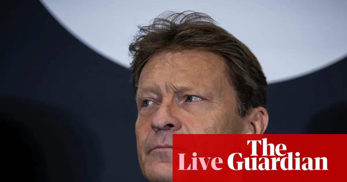 Richard Tice accuses Labour of ‘trying to change rules retrospectively’ after Reform receive £72m in donations – UK politics live