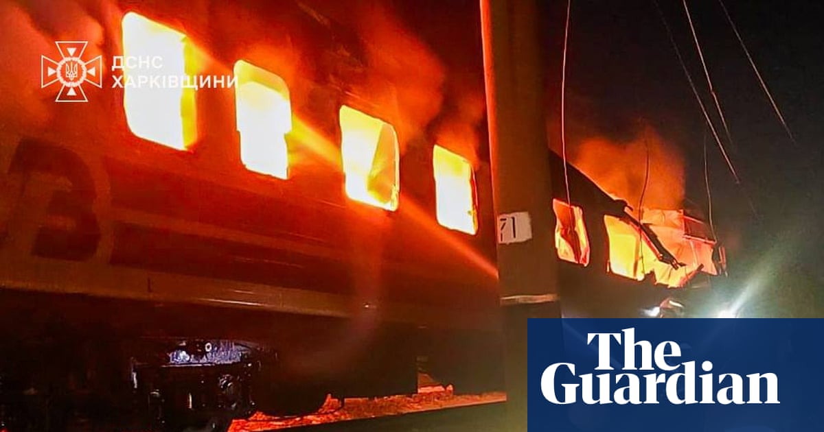 Russian drone strike on Ukrainian passenger train kills five
