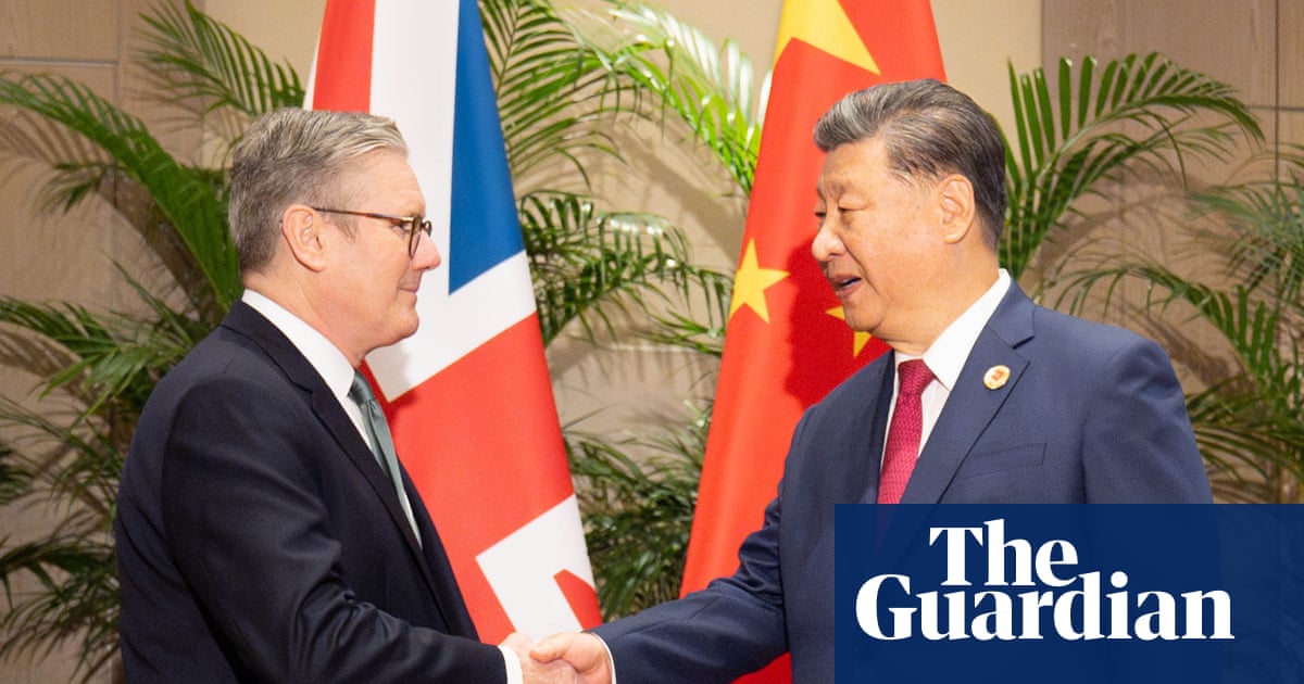 Starmer vows to remain ‘clear-eyed’ over national security as he flies to China