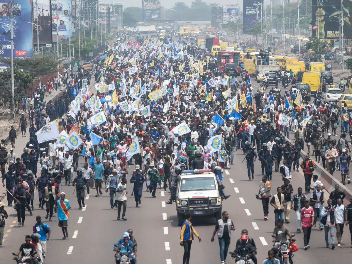 Police crack down on protests against constitutional change in DR Congo
