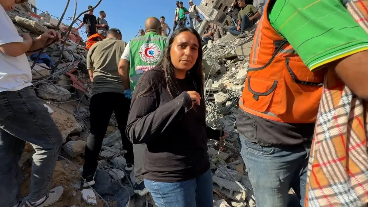 At least 20 killed as multi-storey building collapses in Gaza City