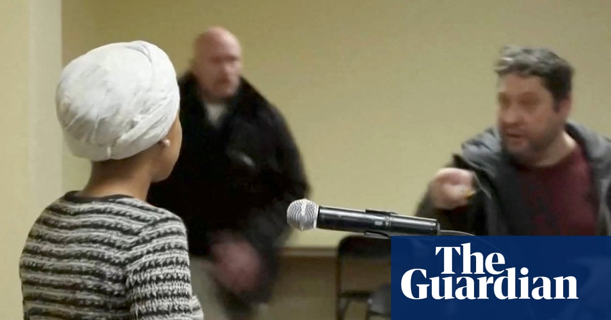 Congresswoman Ilhan Omar sprayed with unknown substance at Minneapolis town hall