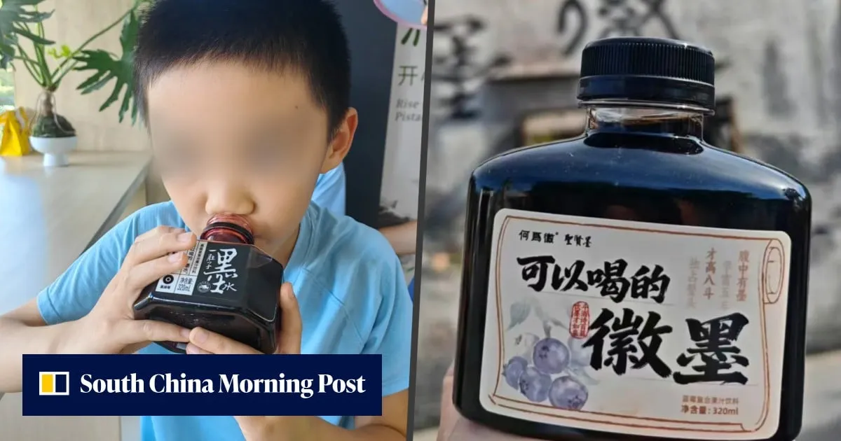 Ancient Chinese scholars drank ink for poetic inspiration or poor handwriting penalties