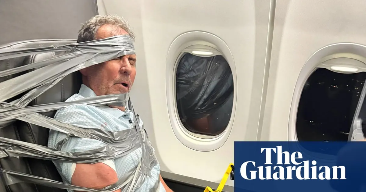 US passenger duct-taped to plane seat says: ‘I don’t remember any of it’