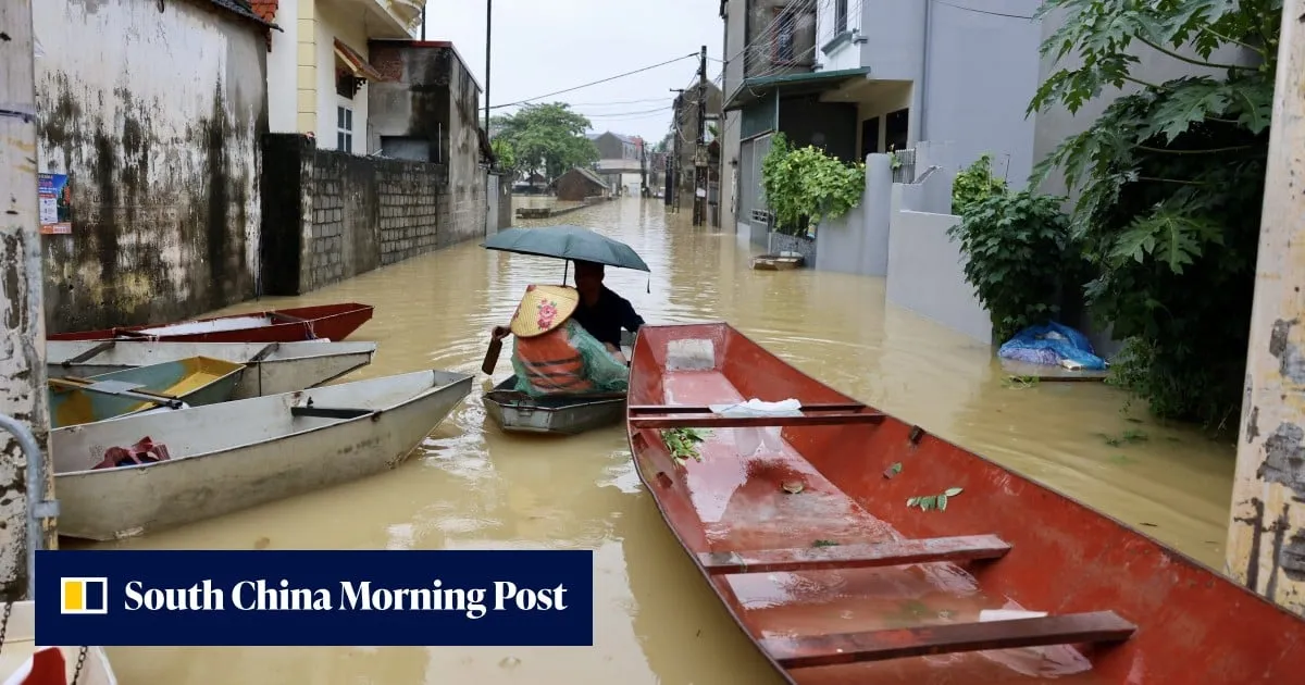 Torrential rain in Vietnam leaves 3 dead, 16,000 homes flooded