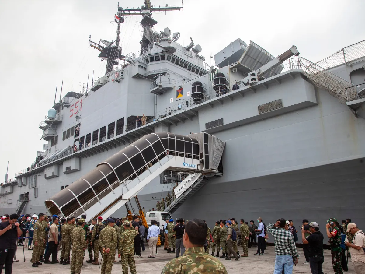 Indonesia acquires first aircraft carrier amid military upgrade