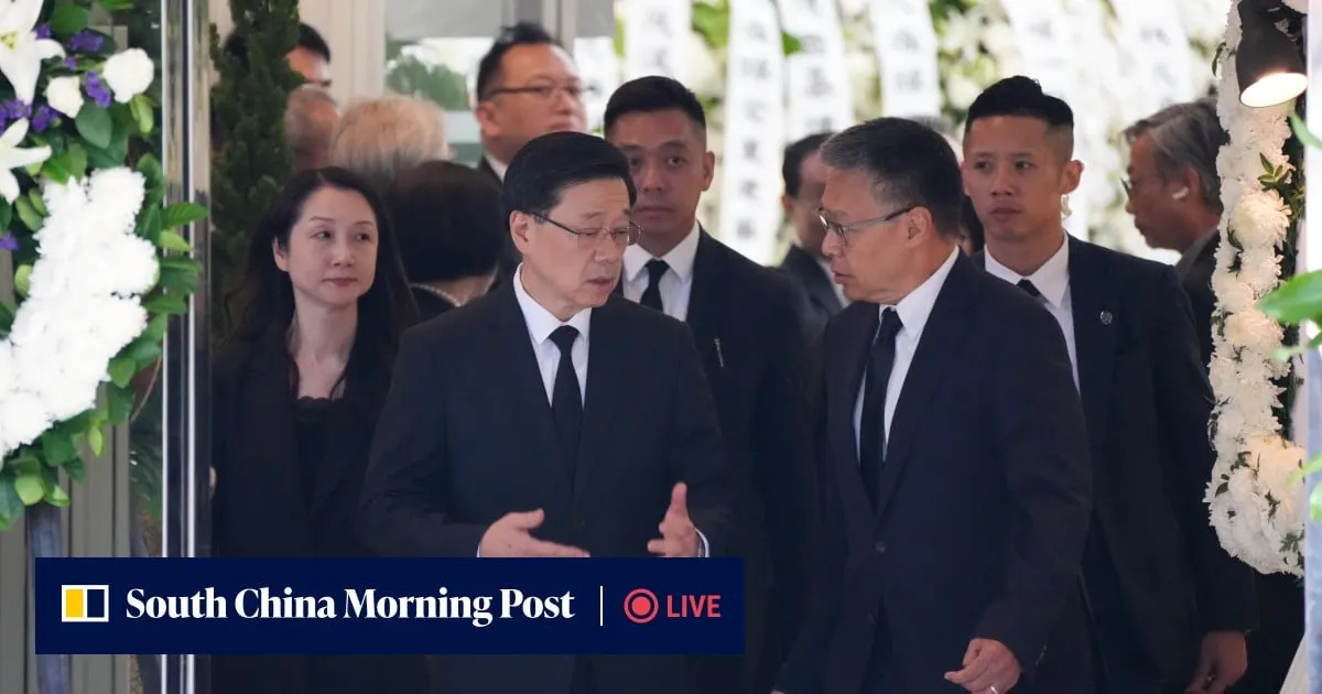 City leader John Lee joins mourners at vigil for Tung Chee-hwa