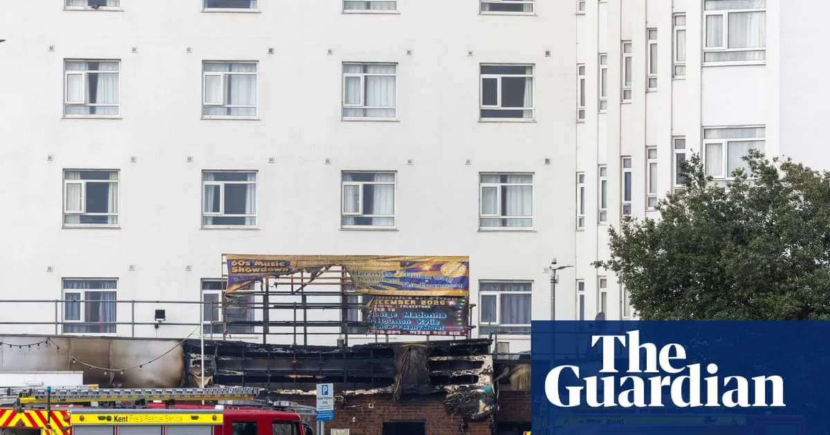 Hundreds evacuated after fire breaks out at seaside hotel in Kent