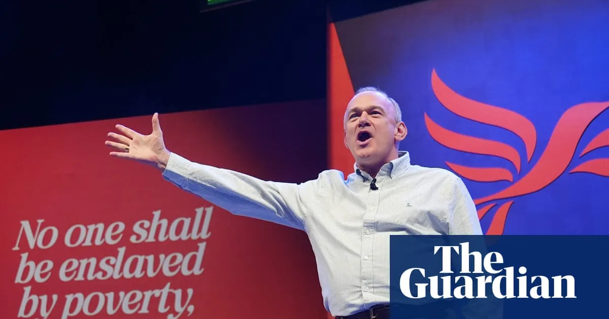 Ed Davey takes aim at Reform and Elon Musk as Lib Dem conference begins