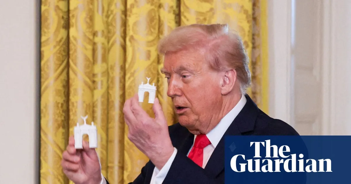 Trump claims triumphal arch will serve as a ‘top grade military complex’ to store weapons