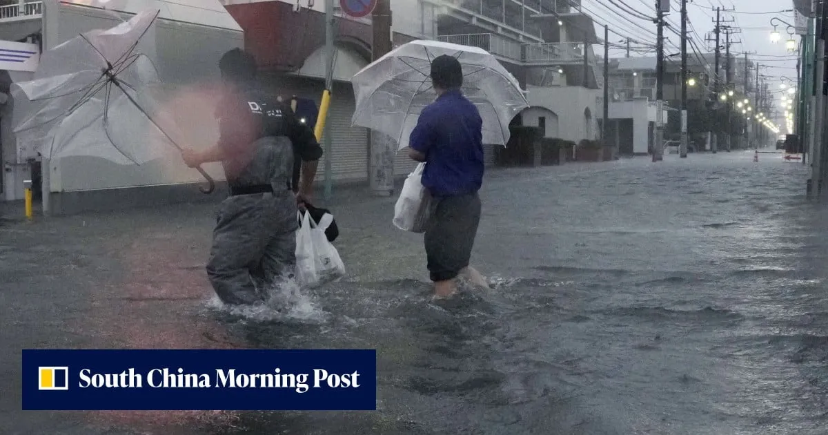 Over 1.6 million in Japan urged to evacuate as Typhoon Dujuan nears Tokyo