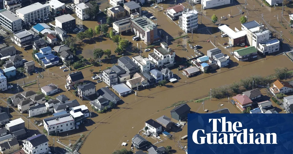 At least four people killed in Japan as typhoon Dujuan triggers heavy rain, landslides