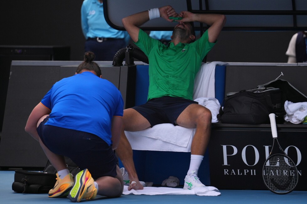 ‘I was lucky’ says Djokovic after setting up Australian Open semifinal against Sinner