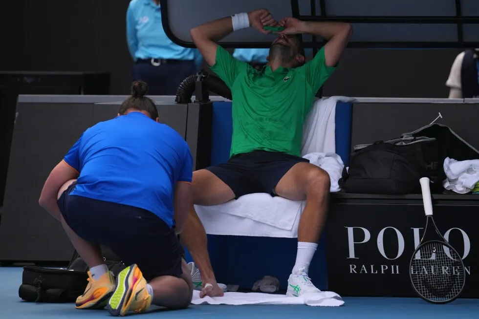 ‘I was lucky’ says Djokovic after setting up Australian Open semifinal against Sinner