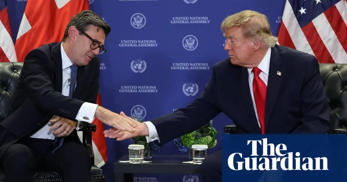 Donald Trump praises ‘natural businessman’ Andy Burnham after first meeting