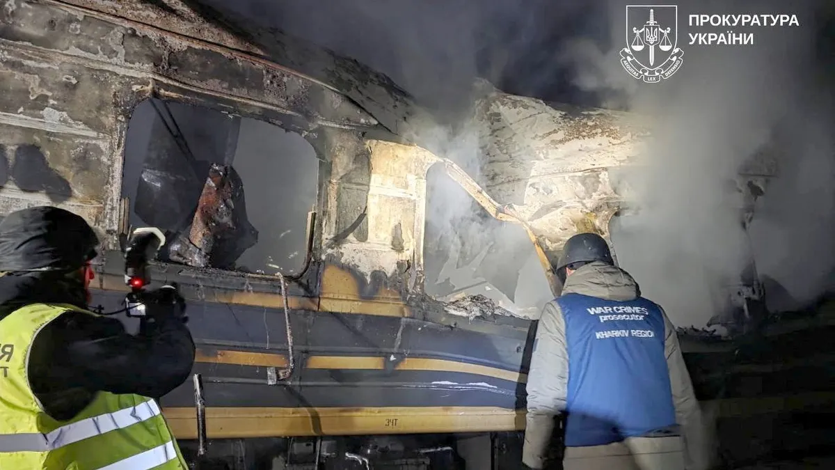Russian drone attack on passenger train is an ‘act of terrorism,’ Zelenskyy says