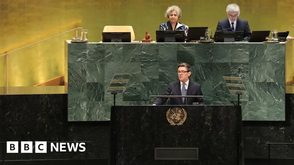 Watch: Key moments from Andy Burnham's first UN speech