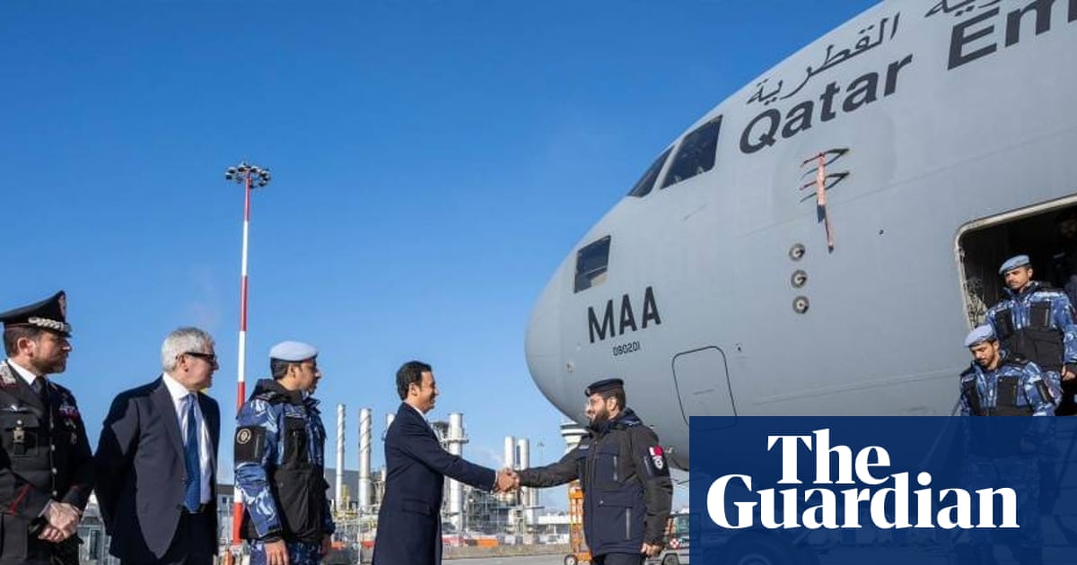 Qatari plane hits Milan airport lights during arrival of Winter Olympics staff