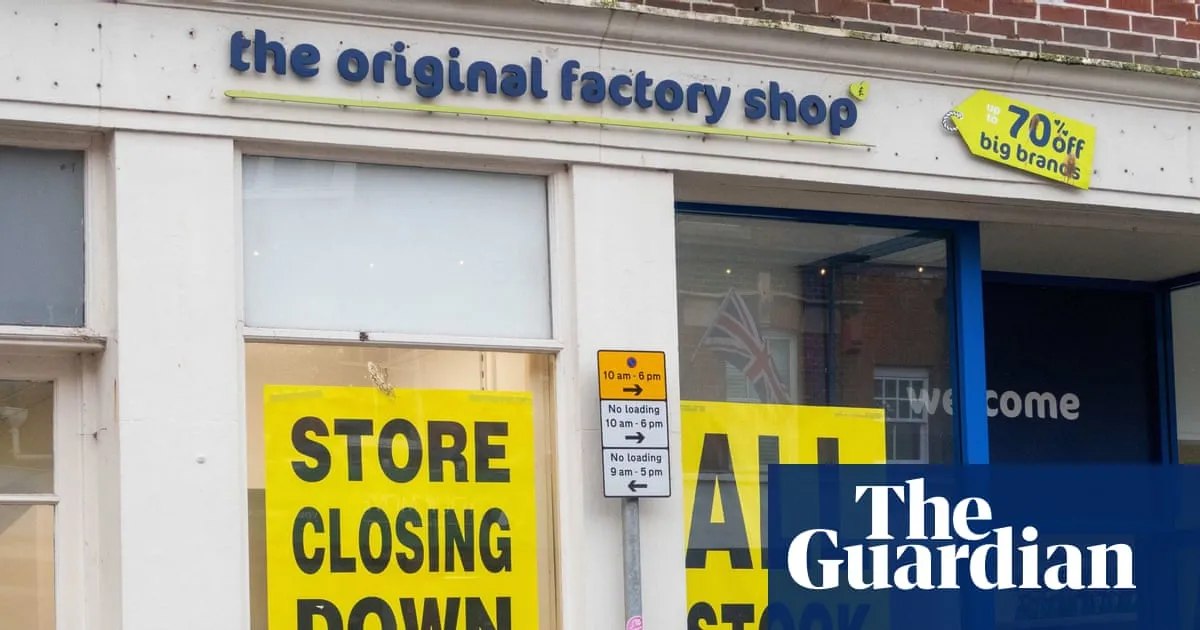 The Original Factory Shop calls in administrators, putting 1,200 jobs at risk