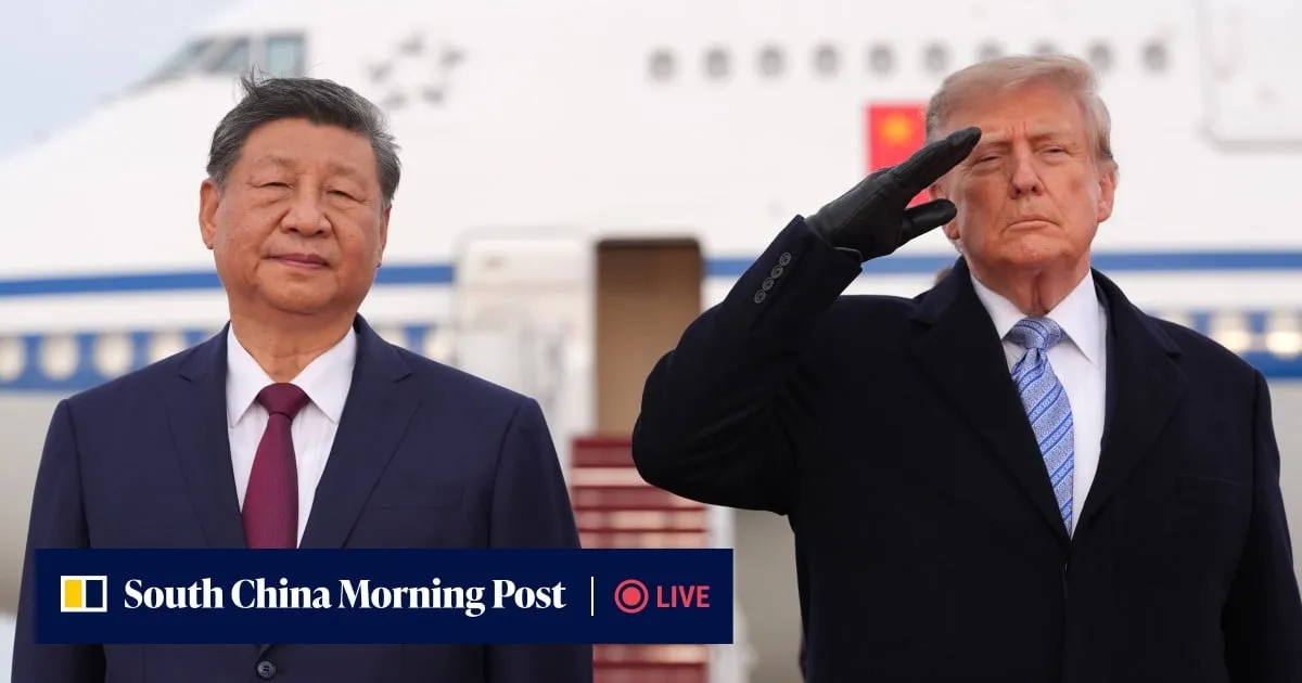 Xi begins 3-day US visit with rare airport welcome from Trump