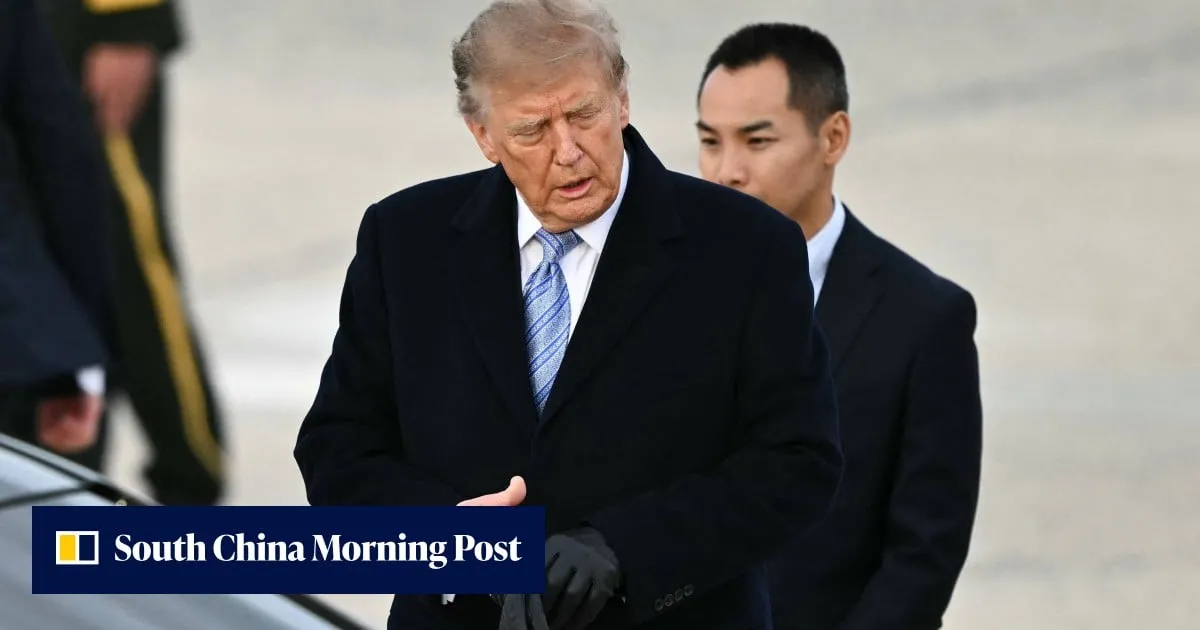 Why did Trump wear gloves to greet China’s Xi Jinping at Joint Base Andrews?