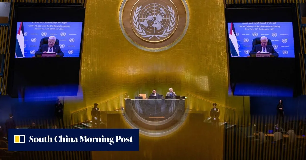 Abbas accuses Israel of waging ‘genocidal war’ in Gaza, in pre-recorded UN address