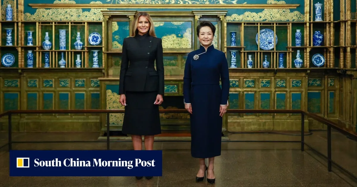 Inside Melania Trump and Peng Liyuan’s visit to the Smithsonian’s Peacock Room