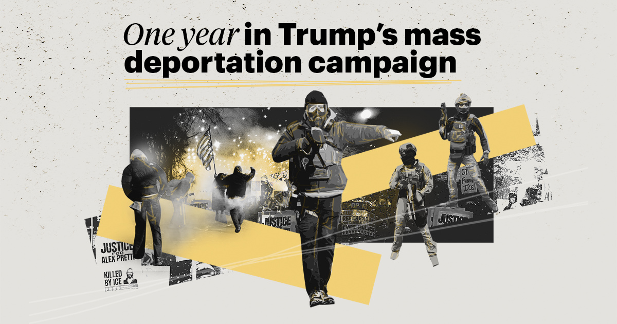 A Year in Trump’s Mass Deportation Campaign