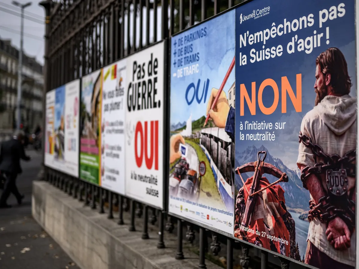 Swiss voters set to reject tighter neutrality rules in referendum