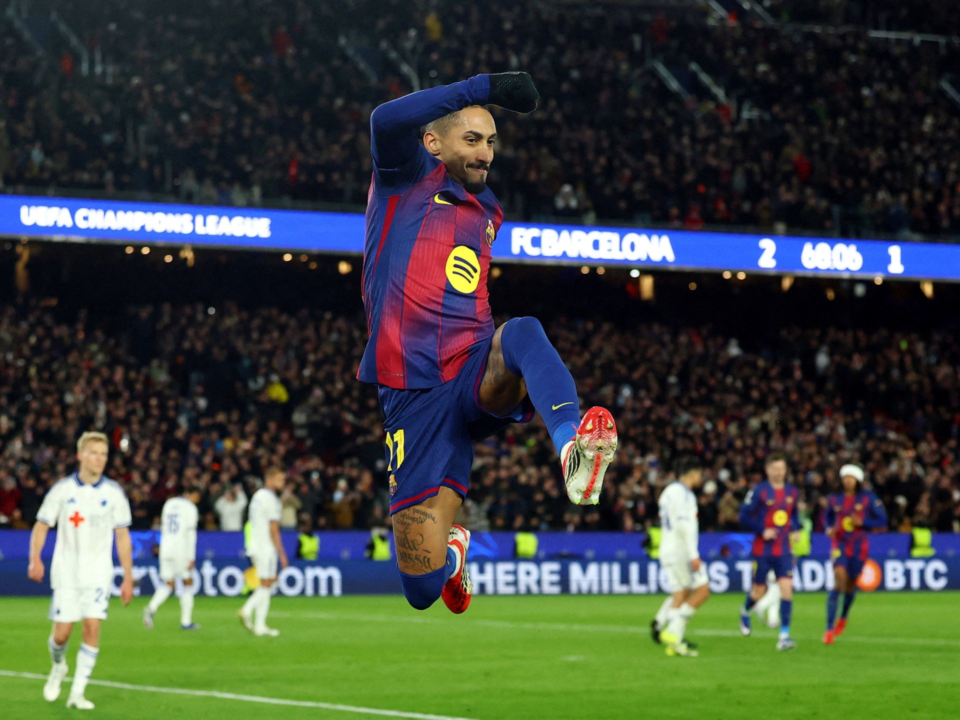 Barcelona claim Champions League last-16 spot, but its the playoffs for PSG