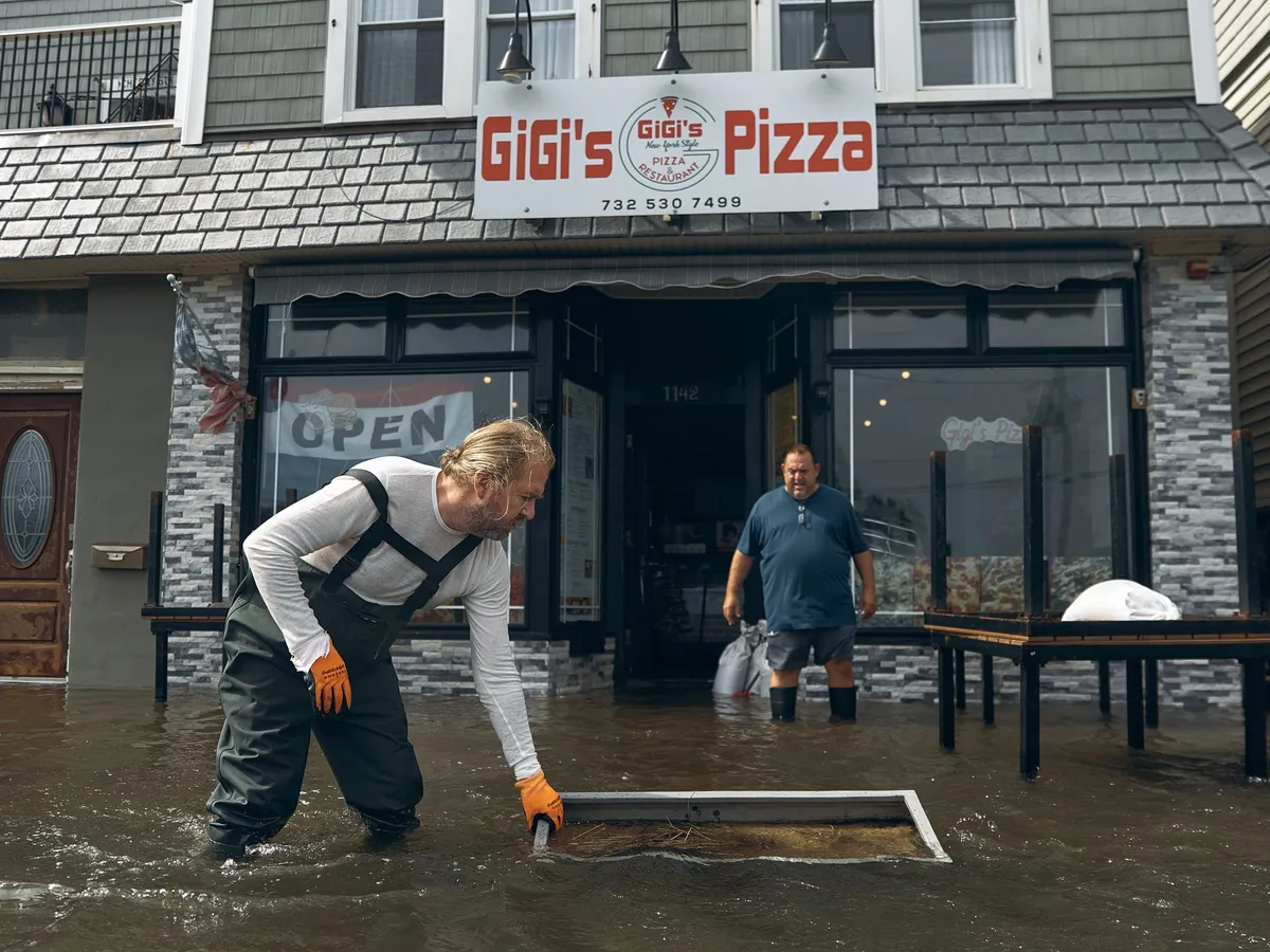 Powerful storm floods US Northeast, causes power outages