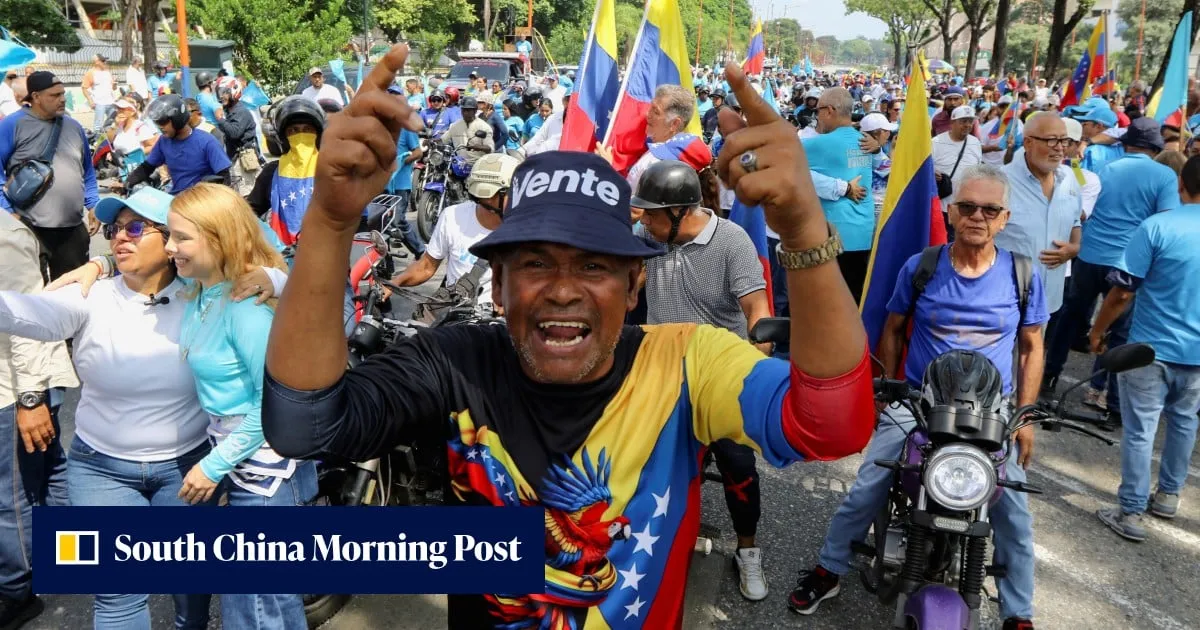 Venezuelans rally to demand opposition leader’s safe return and presidential elections