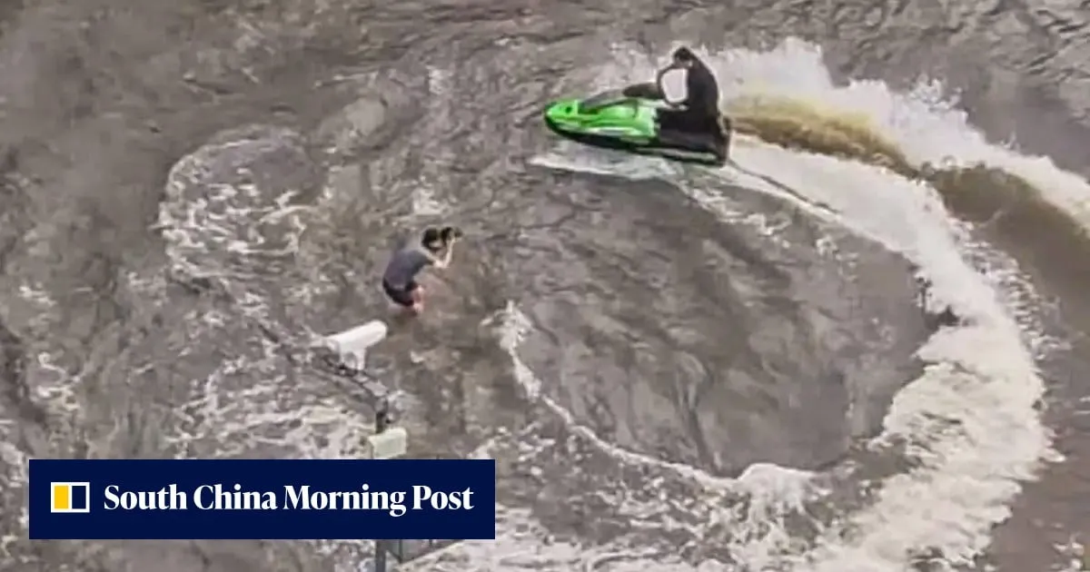 Thai man’s jet ski stunt fuels anger in ‘unequal’ Bangkok as poor hit hardest by floods