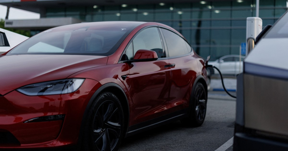 Elon Musk’s Tesla reports first-ever annual decline in revenue