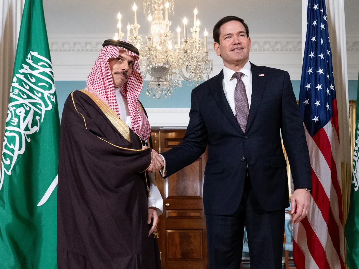 Rubio, Saudi Arabia’s foreign minister hold talks on Yemen, Hormuz Strait