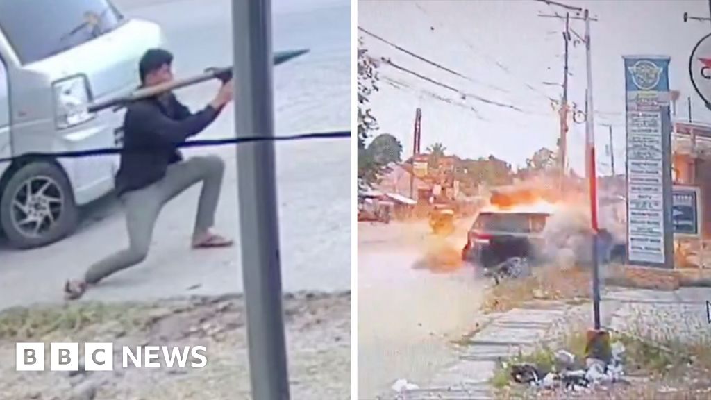 Watch: CCTV captures moment mayor hit in rocket launcher attack in the Philippines