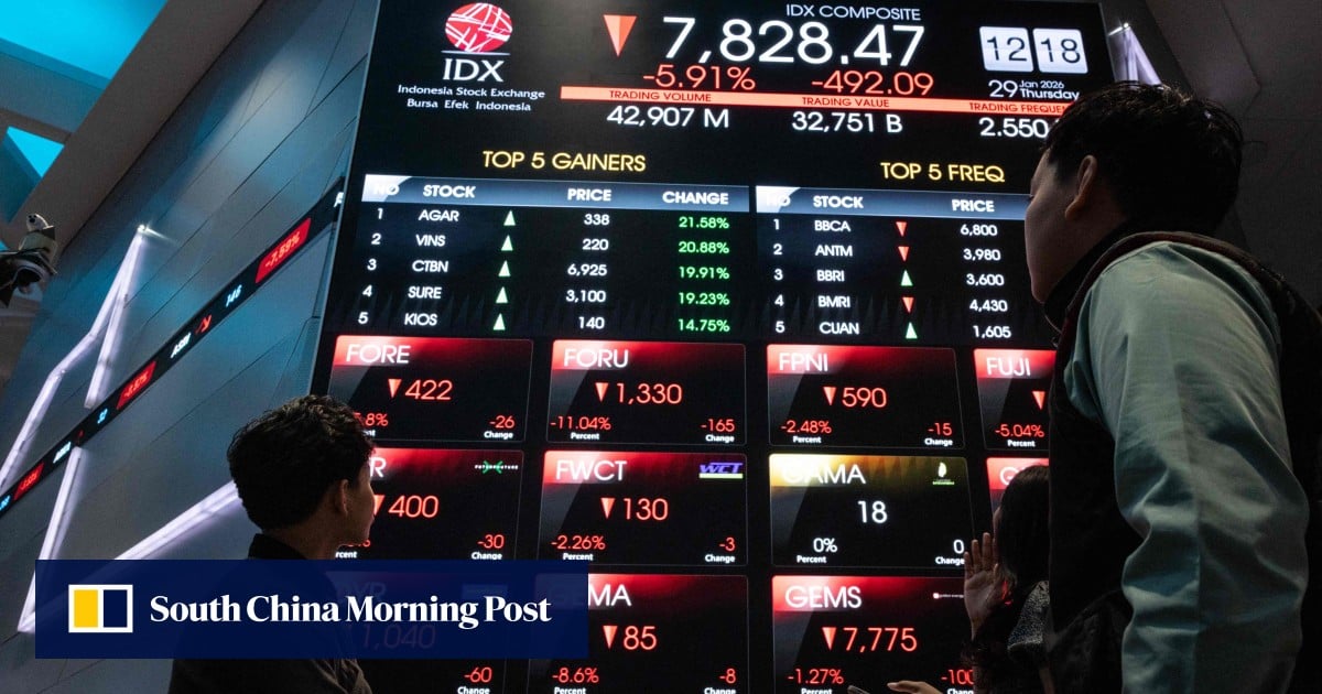 Indonesia scrambles to halt US$80 billion market crash as rupiah hits record low