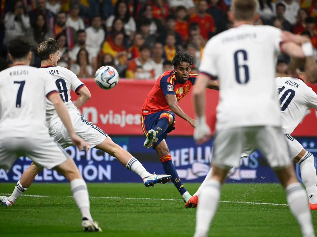 Yamal scores stunning goal in Spain’s 3-1 Nations League win over Czechia