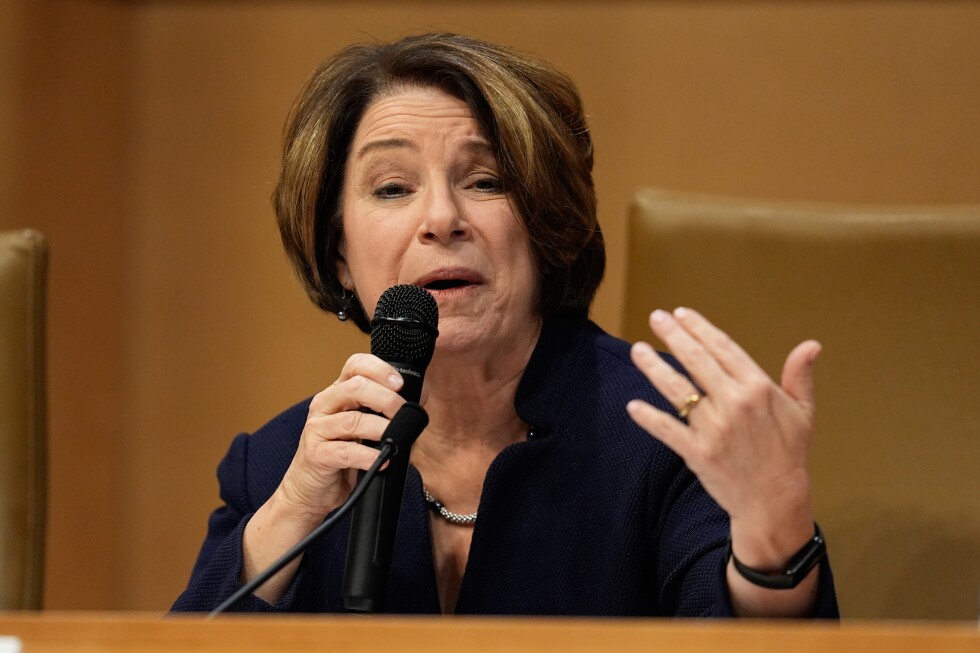 Democratic Sen. Klobuchar says she’s running for Minnesota governor after Gov. Walz dropped out