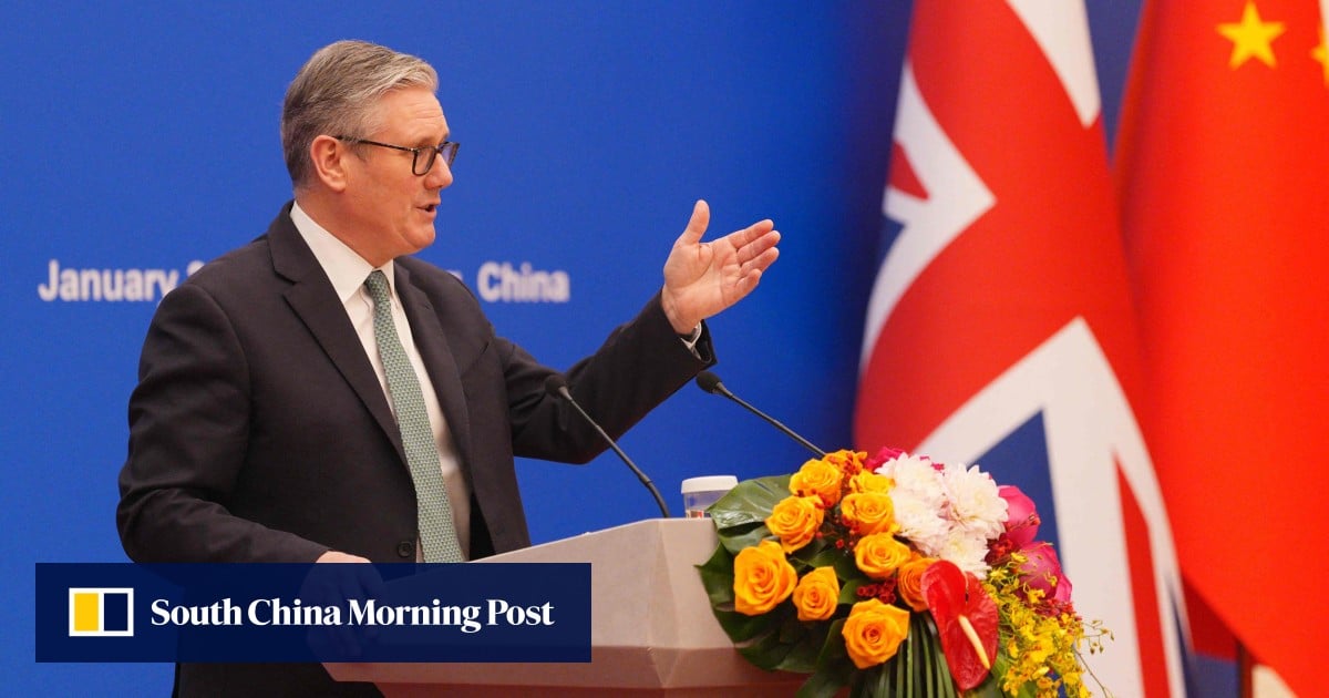 With China’s Xi, Britain’s Starmer hopes gift of Manchester United match ball scores points