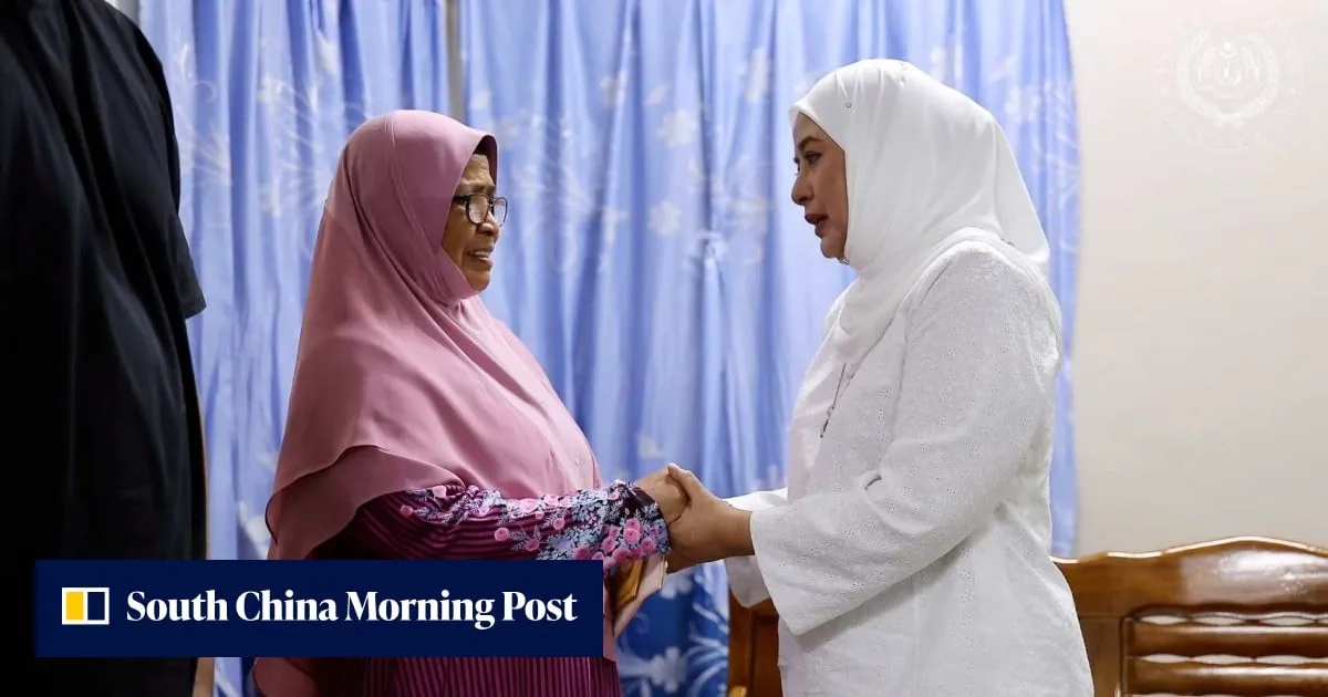 Malaysia’s queen comforts family of girl found dead at school, pledges to get justice