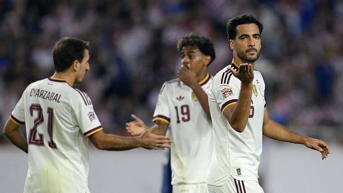 Merino scores twice as Spain beat Croatia 2-1 in Nations League
