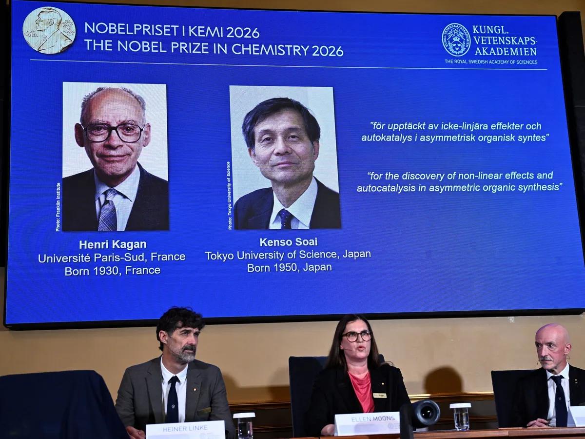 Henri Kagan, Kenso Soai win chemistry Nobel for ‘mirror image’ breakthrough
