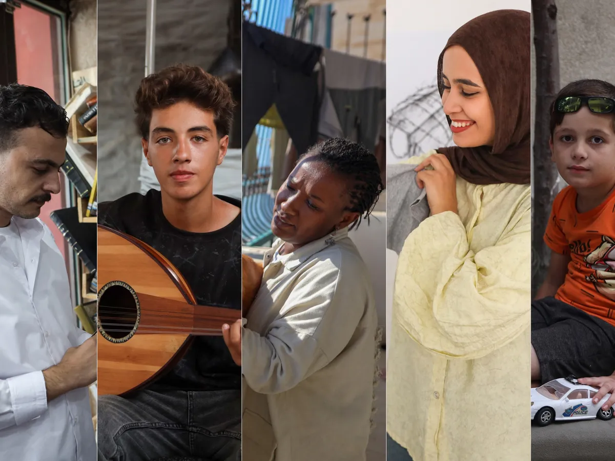 What did Palestinians take when they fled after October 7?