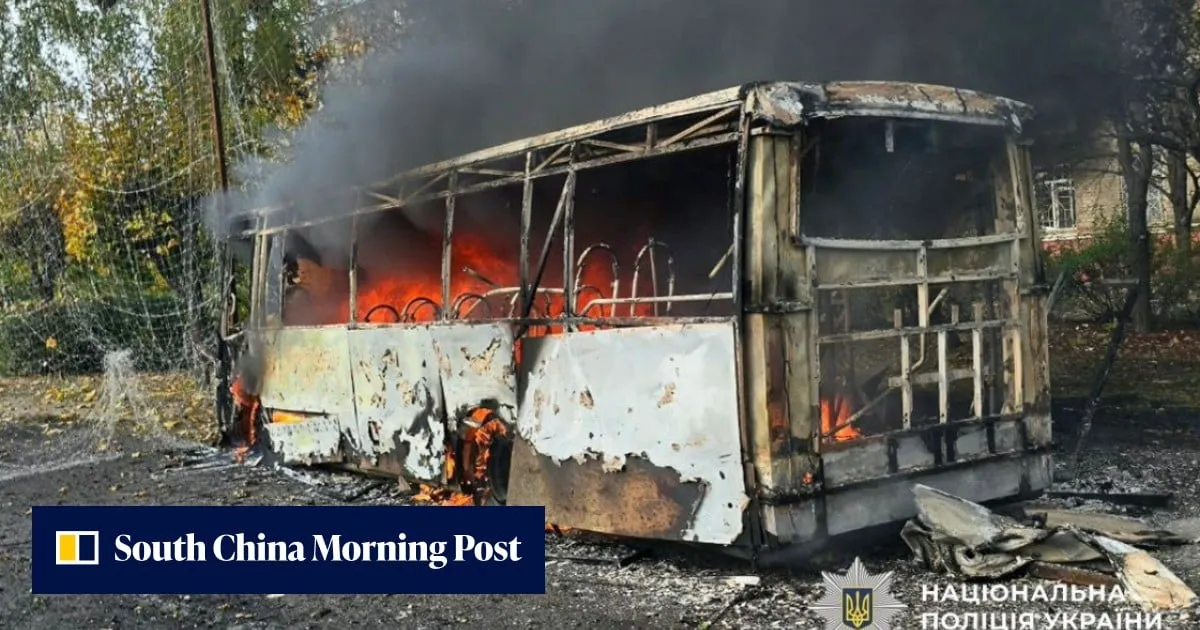 At least 33 dead in Russian bomb blast in east Ukraine stronghold