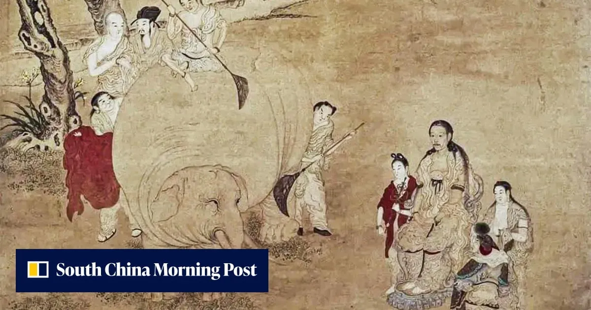 Sacred splashes: ancient Chinese ritual of ‘elephant washing’ for good fortune