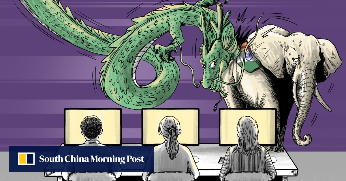 How China’s tech prowess could help it overtake India as ‘office of the world’