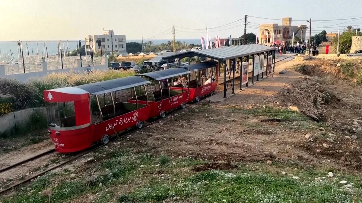 Lebanon’s first electric train hopes to revive railway system