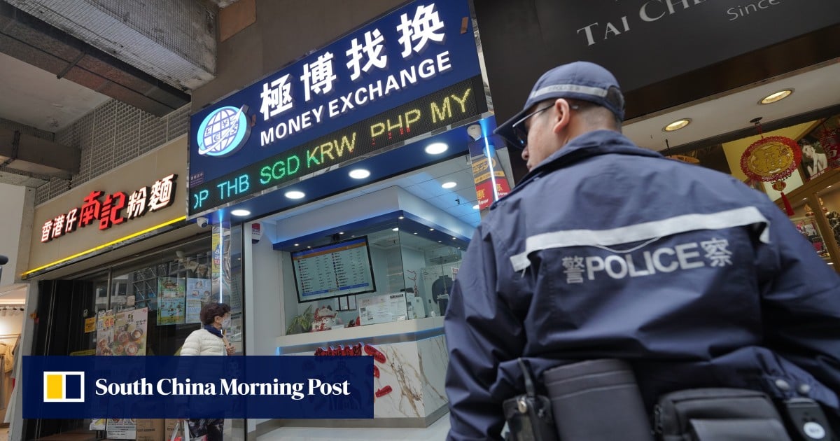 Hong Kong police probe theft of 58 million yen at currency exchange shop