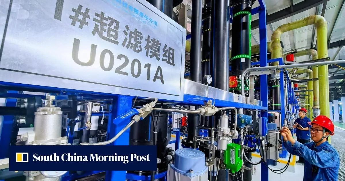 Chinese desalination plant cuts 60% energy use, turns waste brine into industrial salt